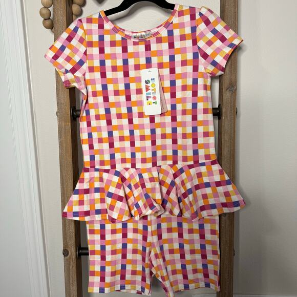 Dot Dot Smile NWT Geometric‎ Print Girls Size 8-10 - Picture 3 of 8
